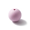 Silicone Beads, Round, Thistle, 15mm, Hole: 2mm