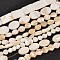 Natural Mixed Shape Sea Shell Bead Strands, 8~20x8~15x3mm, Hole: 1mm, about 15 inch~15.7 inch