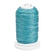 Waxed Polyester Cord, Flat, Dark Turquoise, 1mm, about 76.55 yards(70m)/roll