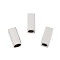 Non-Tarnish 201 Stainless Steel Beads, Cuboid, Stainless Steel Color, 7x3x3mm, Hole: 2mm