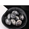 Natural Netstone Egg Figurines Statues for Home Office Desktop Decoration, 30x20mm