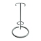Alloy Crystal Sphere Display Stands, Crystal Ball Holders, Platinum, 60x100~110mm
