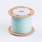 Cotton Thread Cords, Macrame Cord, For Jewelry Making, Colorful, 1mm, about 21.87 yards(20m)/roll