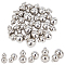 18Pcs 3 Style 304 Stainless Steel Beads, Undrilled/No Hole Beads, Calabash, Stainless Steel Color, 12x8mm, 6pcs/style