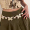 Alloy Butterfly Link Chain Waist Belly Chains for Women, Golden, 1060mm