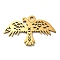 304 Stainless Steel Pendants, Laser Cut, Brid Charm, Golden, 17.5x30x1mm, Hole: 1.5mm