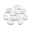Non-Tarnish 304 Stainless Steel Charms, Laser Cut, Oval with Virgin Mary, Stainless Steel Color, 14.5x9x0.6mm, Hole: 1.2mm