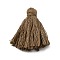 Cotton Tassel Pendants, Coffee, 45~48x30~36mm
