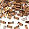 Preciosa® MAXIMA Crystal Fancy Stones, Czech Crystal, 435 26 212 Baguette, Dura Foiling, 10220 Smoked Topaz, 7x3mm