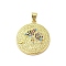 Brass Micro Pave Cubic Zirconia Pendants, Cadmium Free & Nickel Free & Lead Free, Real 18K Gold Plated, Elephant, Colorful, 24x21x3mm, Hole: 5x3mm