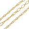 Brass Oval Link Chains, Soldered, Cadmium Free & Nickel Free & Lead Free, with Spool, Golden, 7.5x4x0.7mm, about 32.81 Feet(10m)/Roll