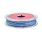 2-Ply Round Waxed Cotton Thread Cords, Import From Japan, Light Sky Blue, 0.5mm, about 21.87 Yards(20m)/Roll