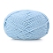 Silk Wool Knitting Yarn, for Garments Scarves Sweater Shawl Hats, Light Blue, 0.5~1.2mm, about 131.23 Yards(120m)/Skein