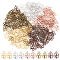 DICOSMETIC 250Pcs 5 Colors Four Leaf Clover Charm Lucky Shamrock Charm Hollow Good Luck Pendant Silver Irish Jewelry Alloy Dangle Pendant for DIY Craft Jewelry Making St. Patrick's Day Decor Gifts