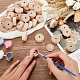 Березовое колесо DIY-WH0195-36A-3