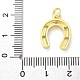Латунные микро проложить кубического циркония подвески KK-S511-13G-3