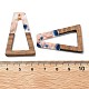 Подвески из смолы и ореха FIND-R051-03G-3