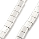 Синтетические магнитные гематит бусины пряди G-M095-N01-01-2