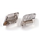 Подвески из тисненого стекла со стразами GLAA-J101-04A-001SA-3