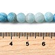 Натуральные и крашеные нити шарик потрескивание агата G-T056-6mm-07-6