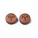 Деревянные бусины с лазерной гравировкой WOOD-S053-53J-2