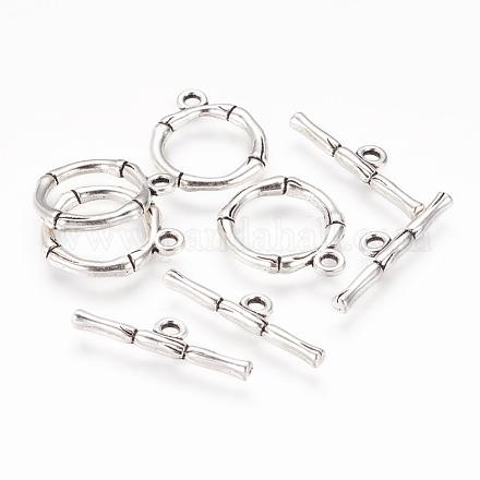 Застежка тоггл из сплава PALLOY-EA9143Y-AS-RS-1