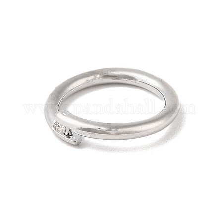 Латунные кольца прыжок открыт KK-S369-01P-05-1