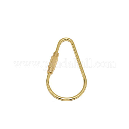 Латунные брелоки с карабином KK-ZX025-65C-1
