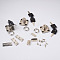 304 Stainless Steel Self Tapping Screws, Mixed Color, 1.7x0.65cm, screw: 60pcs/bag