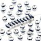 Brass Grade A Rhinestone Spacer Beads, Cadmium Free & Lead Free, Rondelle, Silver, For Bracelet Necklace DIY Jewelry Making Accessories, Light Sapphire, 8x3.5mm, Hole: 2mm