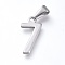 Non-Tarnish 304 Stainless Steel Pendants, Number, Stainless Steel Color, Num.7, 21x10.5x1.5mm, Hole: 6.5x3mm
