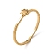 304 Stainless Steel Adjustable Open Cuff Rings, Sun, 1mm, Inner Diameter: 17mm