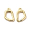 Alloy Pendants, Long-Lasting Plated, Cadmium Free & Lead Free, Irregular Shape, Light Gold, 16x12x3mm, Hole: 1.4mm