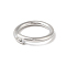 Brass Open Jump Rings, Real 14K Gold Plated, Round Rings, Platinum, 14x3mm, Inner Diameter: 10.5mm