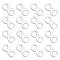 304 Stainless Steel Links Connectors, Infinity Symbol Shape, Silver, 15x7.5x2mm, Hole: 4x4.5mm, 20pcs/box