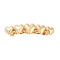 Alloy Hair Barrettes, for Woman Girls, Light Gold, Heart, 18x78x15mm