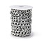 Oval Oxidation Aluminum Curb Chains, Unwelded, with Spool, Platinum, Link: 16.5x12x2.5mm