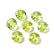 K9 Glass Imitation Austrian Crystal Beads, Faceted, Rondelle, Green Yellow, 8x5~5.5mm, Hole: 1.2~1.5mm