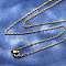 304 Stainless Steel Cable Chain Necklaces, with Lobster Claw Clasps, Golden, 17.7 inch(45cm), 1.5mm