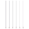 BENECREAT 6 Size 304 Stainless Steel Dispensing Needle, Blunt Glue Bottle Needle with Luer Lock for Cartridge, Alcohol, Essential Oil Dispensers, Needle Length: 10inch