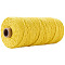 100M Cotton String Threads for Crafts Knitting Making, Gold, 3mm, about 109.36 Yards(100m)/Roll