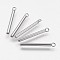 Tarnish Resistant 304 Stainless Steel Pendants, Column, Stainless Steel Color, 23x2mm, Hole: 1.5mm