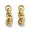 Brass Micro Pave Cubic Zirconia Pendants, Cadmium Free & Nickel Free & Lead Free, Seahorse Charms, with Jump Ring, Real 18K Gold Plated, 14x5.5x5.5mm, Hole: 2.5mm