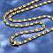 304 Stainless Steel Lumachina Chain Necklaces, Golden, 19.68 inch(50cm), 3.5~4mm