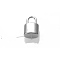Stainless Steel Charms, Padlock Charm, Stainless Steel Color, 13x8mm