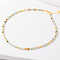 Simple Design Natural Flower Amazonite Beaded Necklaces for Women, 15.75 inch(40cm)