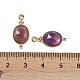 Граненые подвески из натурального аметиста KK-L218-003G-02-3