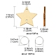 50 шт. WOOD-FS0001-12B-6