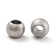 Бусины из нержавеющей стали 201 STAS-STAS-Z039-02J-P-3