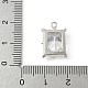 Латунные микро проложить кубического циркония подвески KK-M326-21P-3